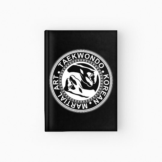 TAEKWONDO FIST YING YANG Hardcover Journal