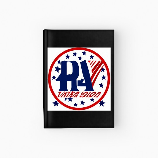 RA USA Hardcover Journal: Red, White, and Blue All the Way!"