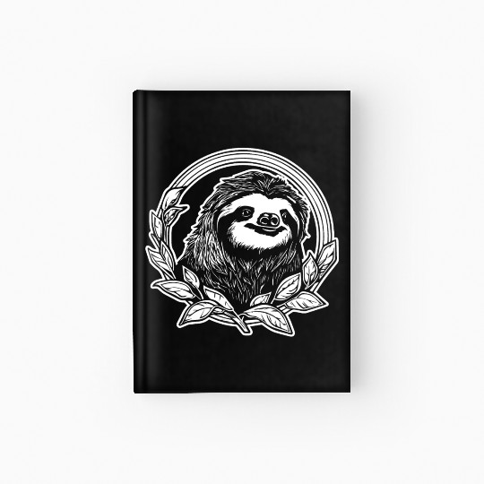 Sloth Hardcover Journal