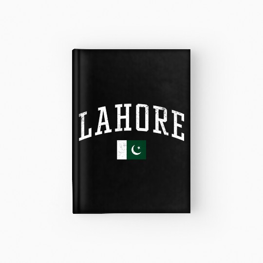 Lahore Pakistan Cory Flag Vacation Hardcover Journal