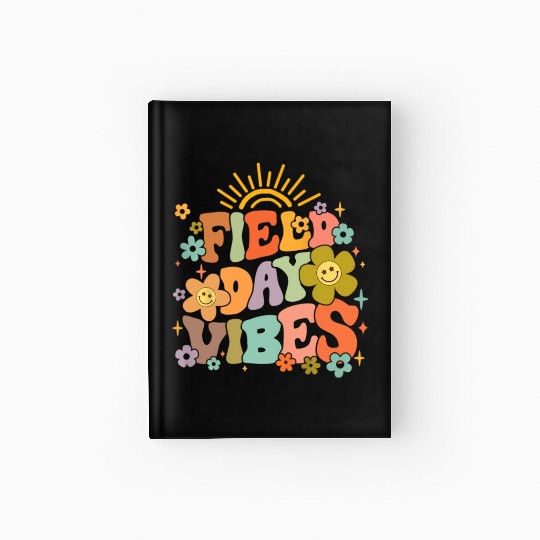 Field Day Vibes Summer Teacher Last Day Of School Hardcover Journal