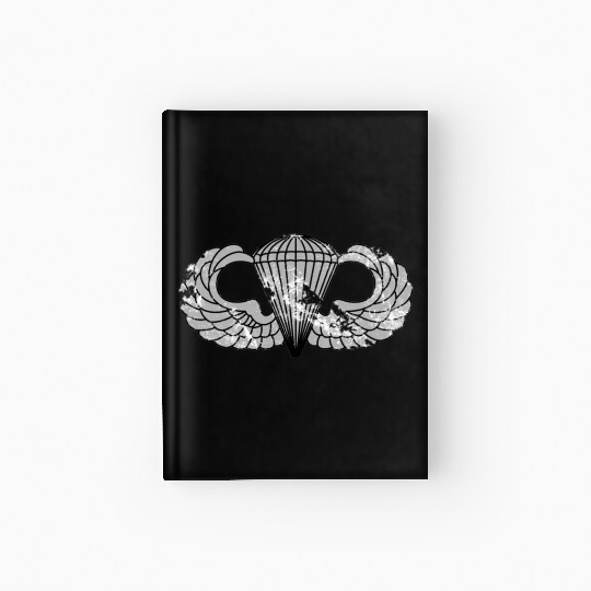 us army parachutist badge airborne jump wings pa Hardcover Journal