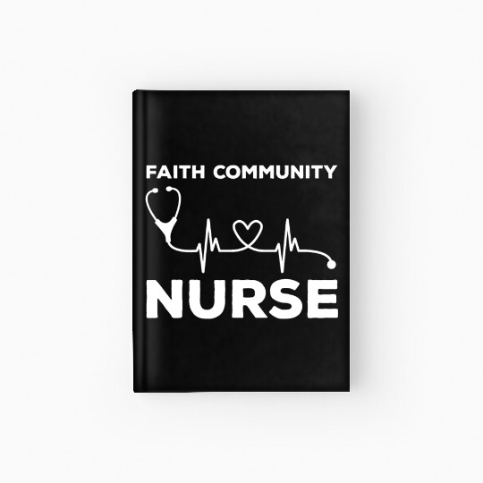Faith Community Nurse Outfit Religious Hardcover Journal