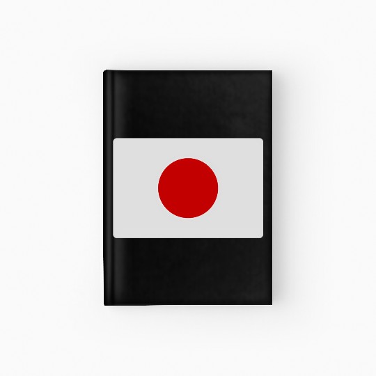 Japanese Flag Of Japan Hardcover Journal