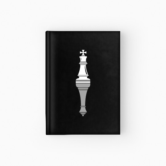 Chess King Queen Piece Game Player Club Lover Hardcover Journal