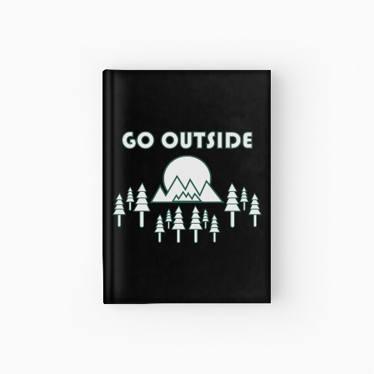 Take a Hike, Hiking Lover, Adventure, Nature. Hardcover Journal