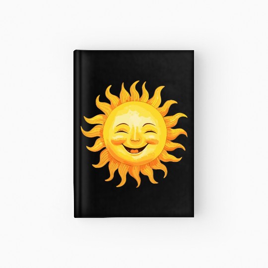 Sun Smiling - Joyful Sunshine Hardcover Journal
