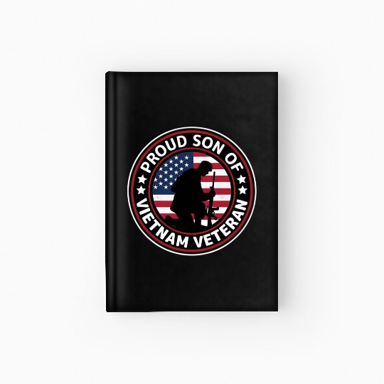 Proud son of Vietnam veteran Hardcover Journal