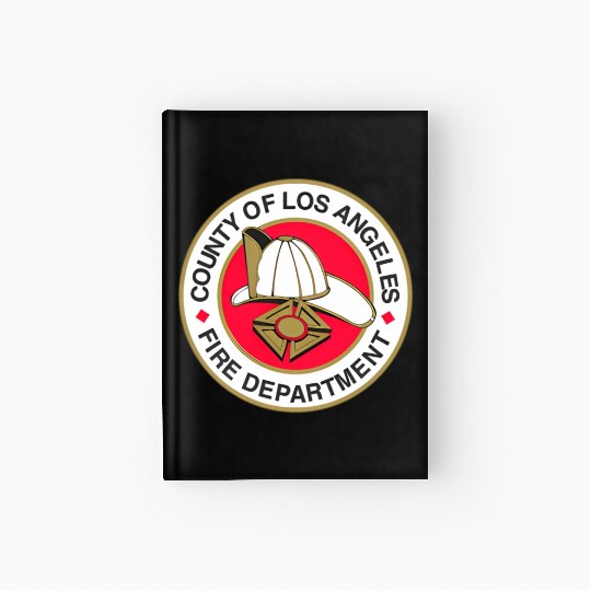 County Of Los Angeles Fire Department Seal Hardcover Journal