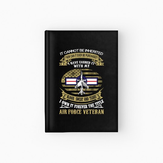 F105 Air Force Veteran Hardcover Journal