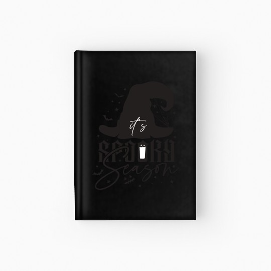 It s Spooky Season Black Hardcover Journal