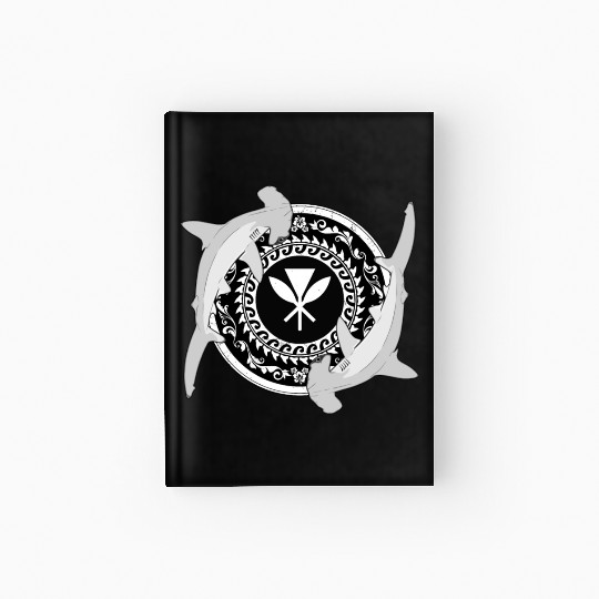 Kanaka Maoli Hammerhead Shark Hardcover Journal