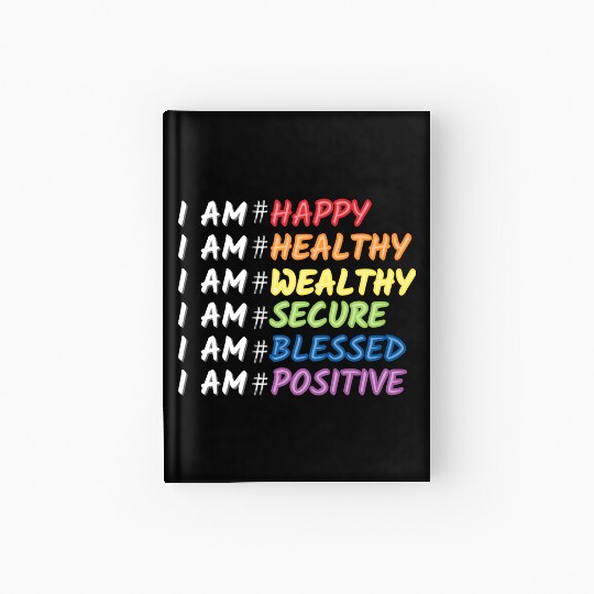Daily Motivational Affirmation Mantra Self Love Hardcover Journal