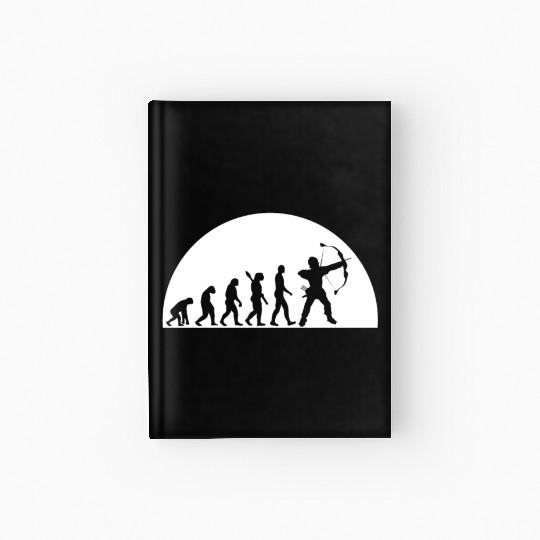 Love Outdoor Hunting Archer Evolution Of Archery Hardcover Journal