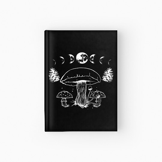 Mushroom Aesthetic Cute Fungi Lover Cottagecore Hardcover Journal
