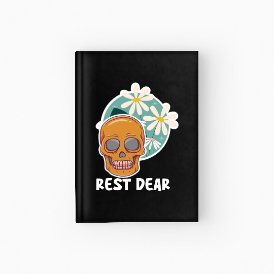 Rest In peace Halloween Day NFT Art Hardcover Journal