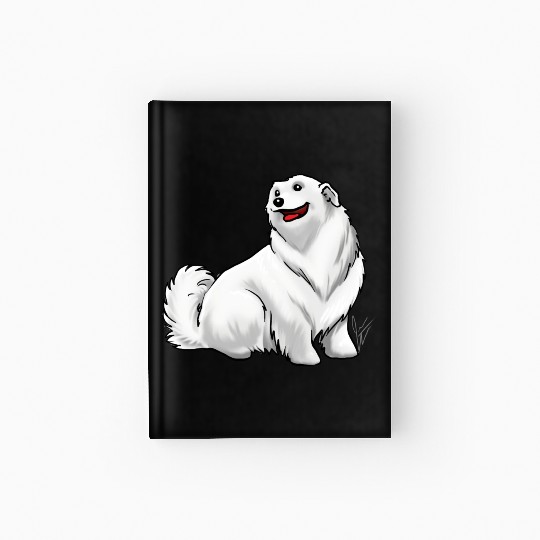 Dog Great Pyrenees White Hardcover Journal