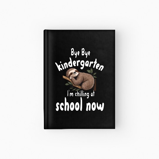 School kid, first grade, chill at school Hardcover Journal