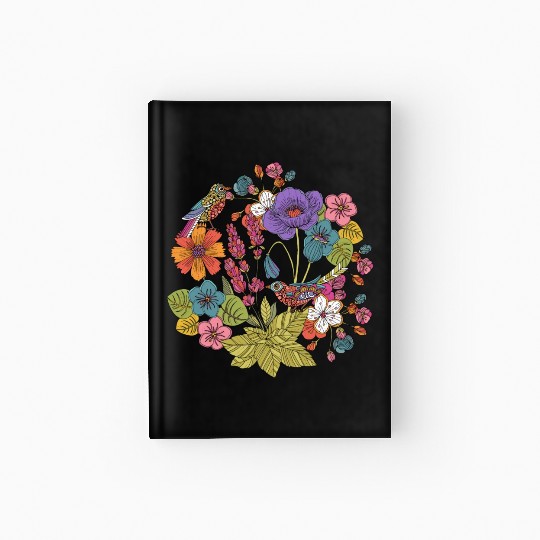 Spring Garden Hardcover Journal