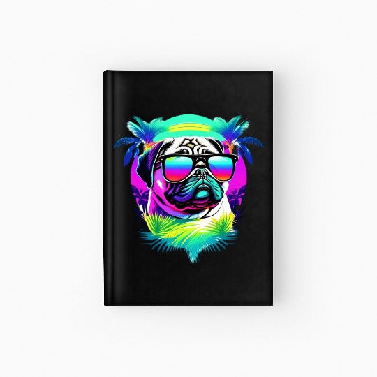 Pug Hardcover Journal