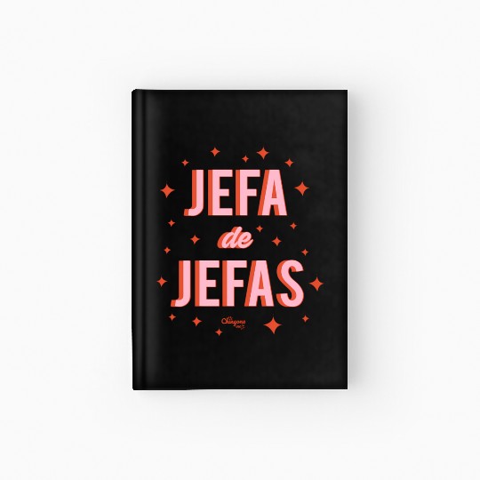 Chingona Inc Jefa De Jefas Blue Small Hardcover Journal