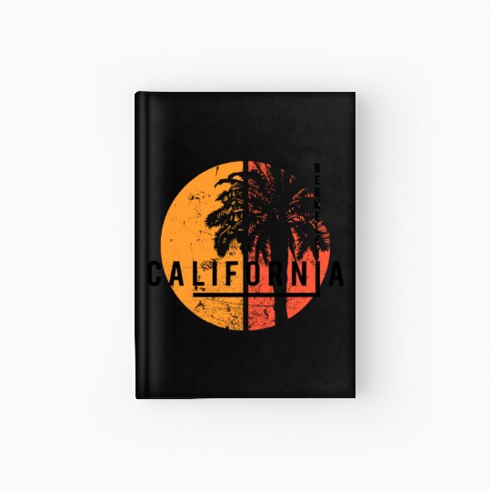 Berkeley California Cool Native Palm Tree Hardcover Journal