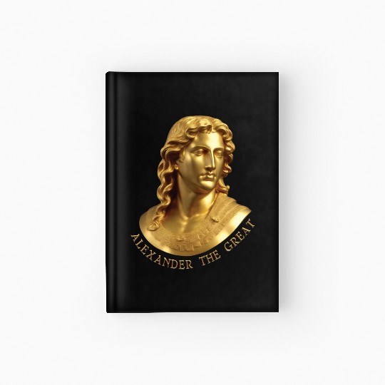 Alexander the Great, the great Greek warrior. Hardcover Journal