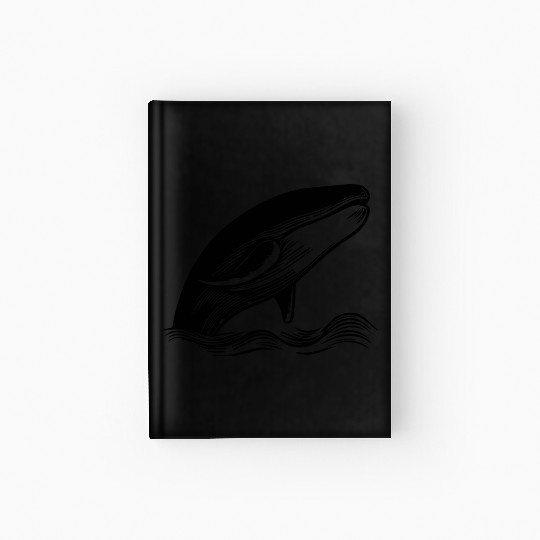Whale Ocean Marine Hardcover Journal