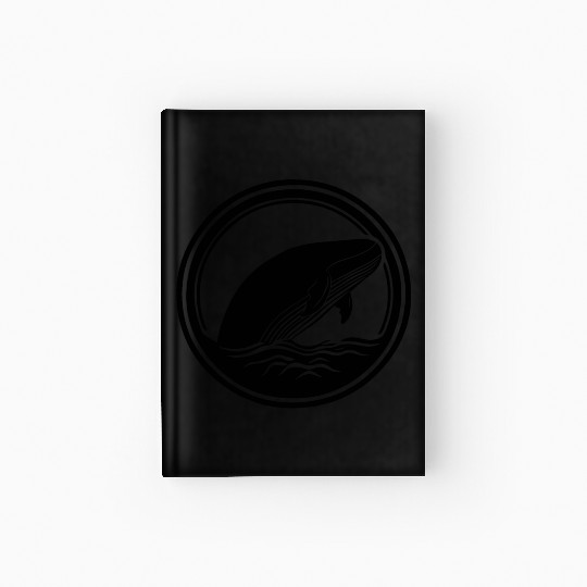 Whale Ocean Marine Hardcover Journal