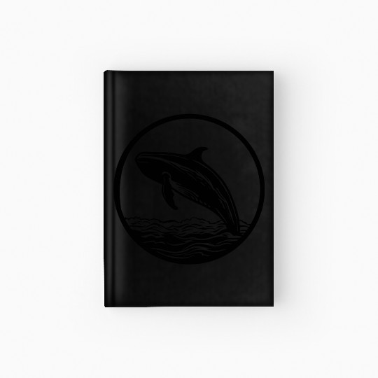 Whale Ocean Marine Hardcover Journal
