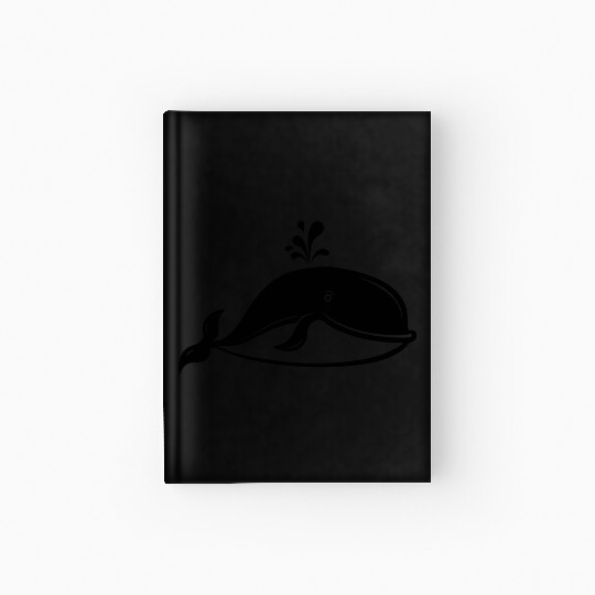 Whale Ocean Marine Hardcover Journal
