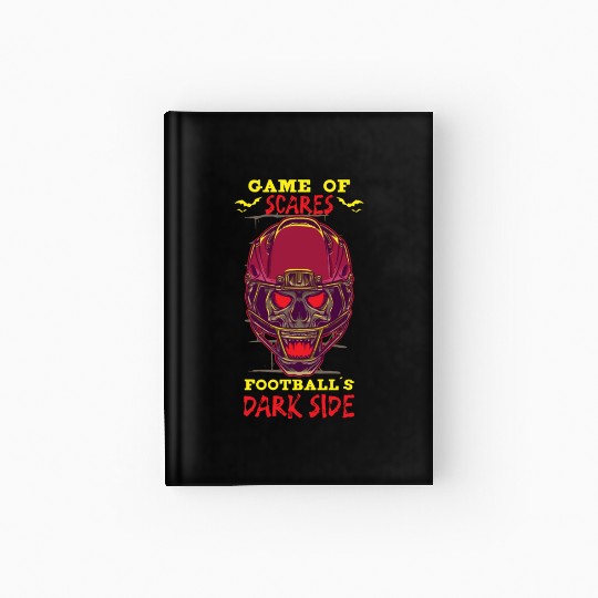 Funny Horror Football Fan Horror Obsessed Horror Hardcover Journal