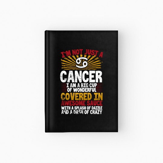 Astrology Sun Sign Cancer Zodiac Traits Hardcover Journal