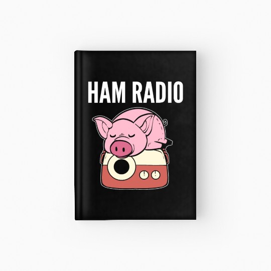 Ham Radio Newscaster Gift Hardcover Journal