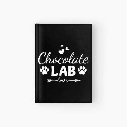 Chocolate Lab Love Hardcover Journal
