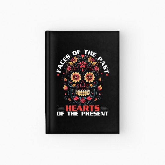 Dia De Los Muertos Sugar Skull Mexican Holiday Hardcover Journal