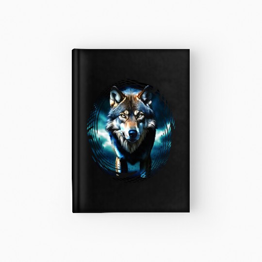 The Midnight Wolf Hardcover Journal