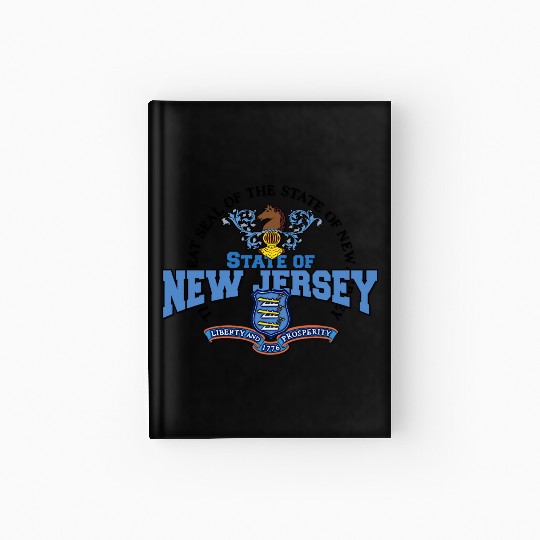 State of New Jersey Hardcover Journal