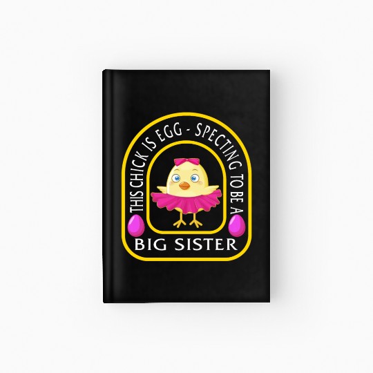 Easter Egg Hardcover Journal, This Chick Is Egg Spectating