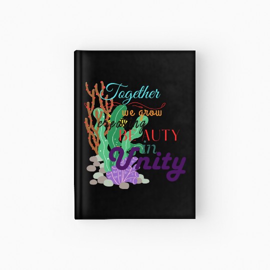 Unified Coral Canvas Hardcover Journal