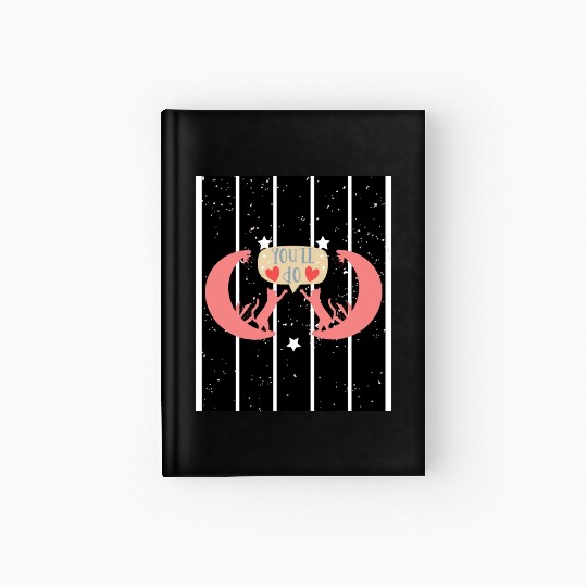 Funny Hardcover Journal - I LOVE YOU