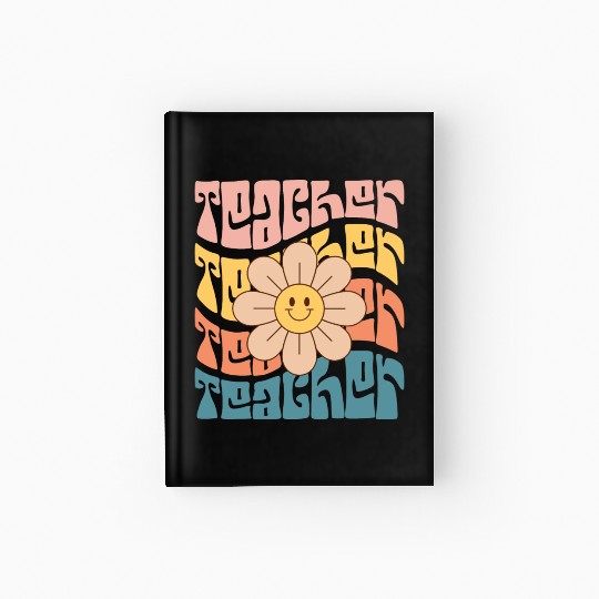 Teacher Daisy Colorful Hardcover Journal