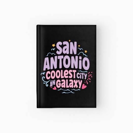 San Antonio Coolest Galaxy Hardcover Journal