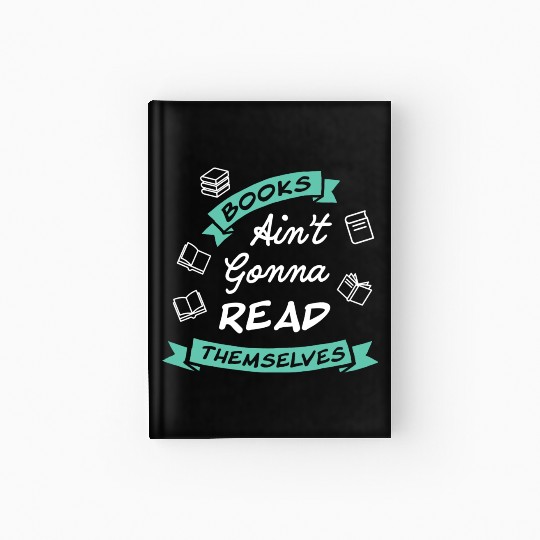 Funny Reading Teacher Bookworm Bookstore Book Hardcover Journal