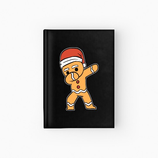 Dabbing Gingerbread Performer Gift Hardcover Journal