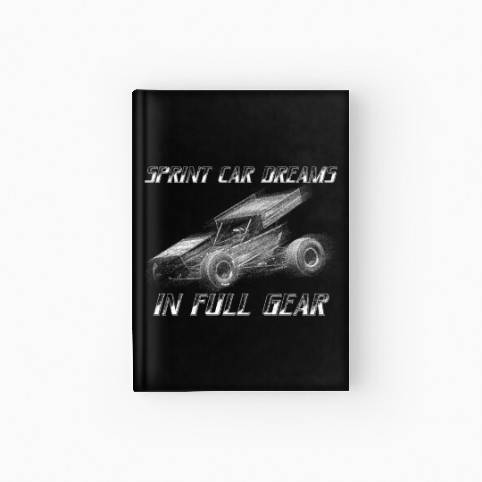 Sprint Car Mom Dirt Track Racing Racing Race Day Hardcover Journal