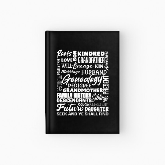 Genealogy Roots Family History Descendants Hardcover Journal