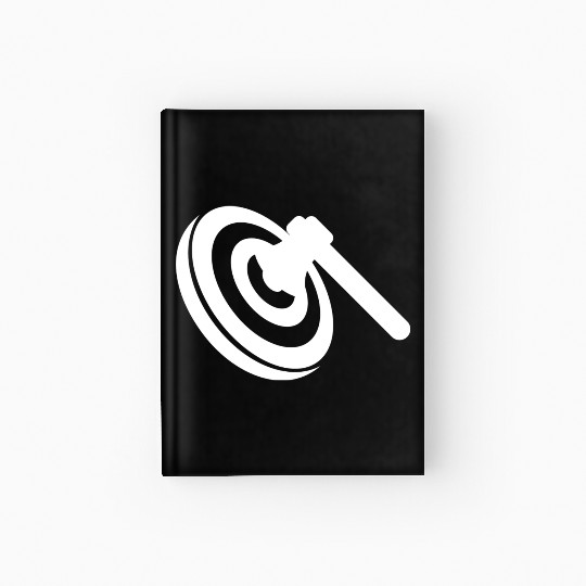 Axe Throwing Bullseye Target Hatchet Tomahawk Hardcover Journal