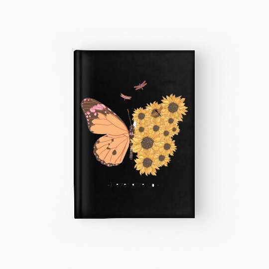 Never give up Hardcover Journal