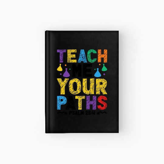 VBS Crew Teach Me Your Paths Psalm 25:4 Religious Hardcover Journal